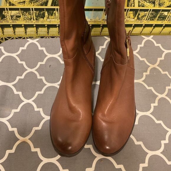 Gibson Mortimer brown leather over knee boots sz.6.5 - Picture 3 of 7